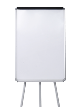 Blank whiteboard, transparent background png