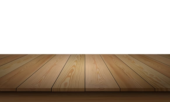 Empty brown wood planks desk wooden table top shelf counter surface  beach floor vector
