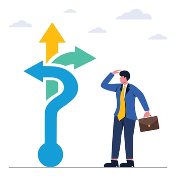 Business Decisions Illustration vector