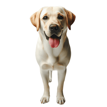 AI generated ransparent Background Labrador Illustration for Versatile Design png