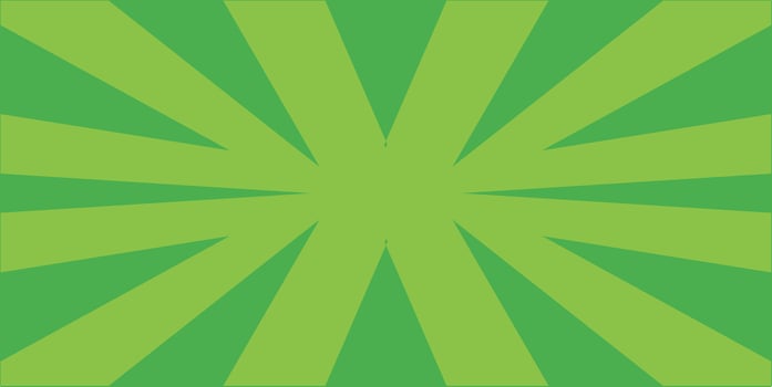 abstract, green color rays background vector
