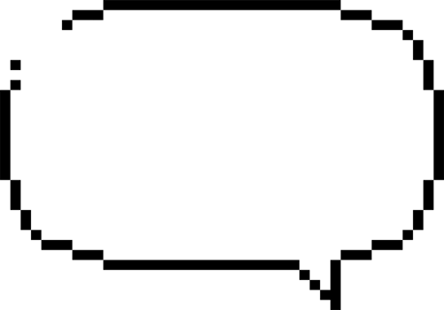 8bit retro game pixel speech bubble balloon icon sticker memo keyword planner text box banner, flat png transparent element design
