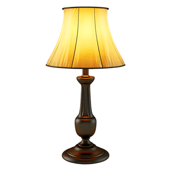 AI generated 3D Rendering of a Table Light Lamp for Bedroom on Transparent Background - Ai Generated png