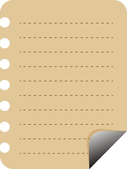 vintage scrapbook planner vector