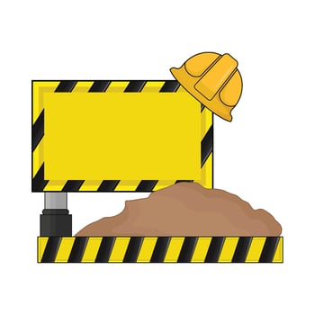 illustration of danger line vector