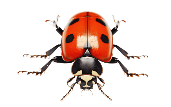 AI generated Lady bug On Transparent Background. png