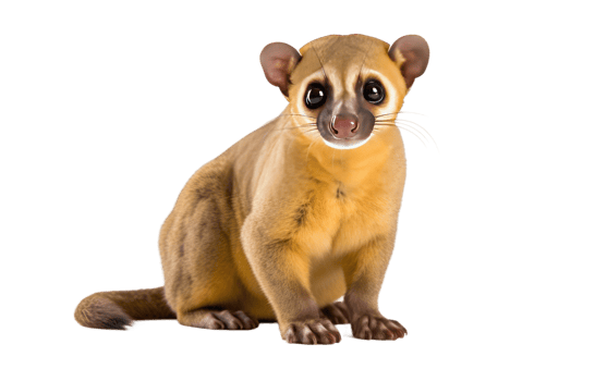 AI generated Kinkajou Image On Transparent Background. png