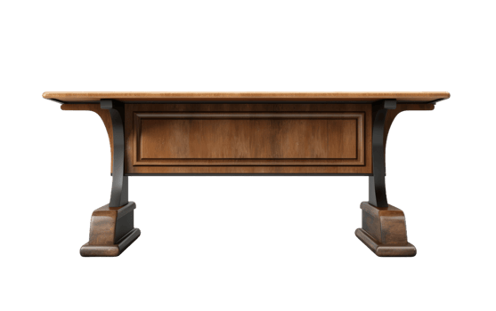AI generated Lecture Desk On Transparent Background. png