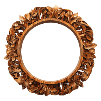 AI generated 3D Rendering of a Modern Picture Frame on Transparent Background - Ai Generated png