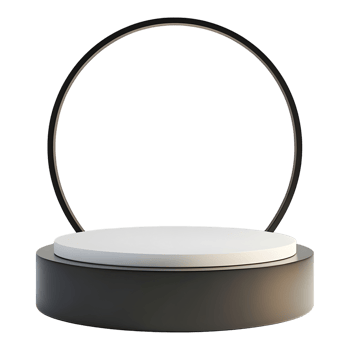 AI generated 3D Rendering of a Podium Stage For Product on Transparent Background - Ai Generated png
