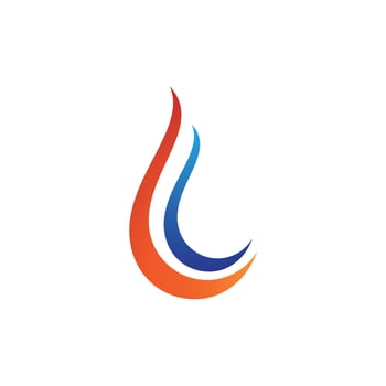 Fire flame logo vector