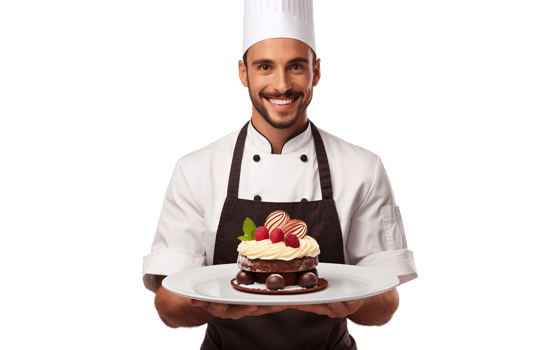 AI generated Artistic Chef's Brilliance On Transparent Background png