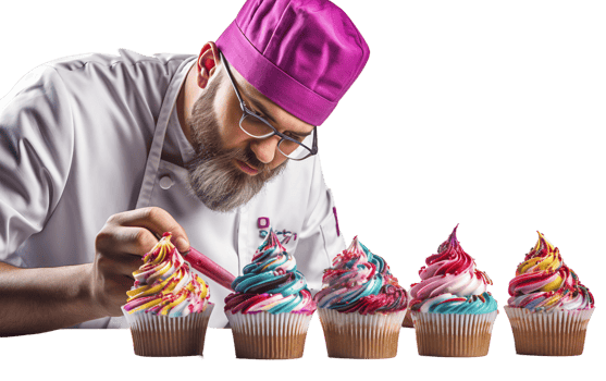 AI generated Artisanal Culinary Ballet On Transparent Background png