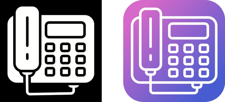Telephone Vector Icon