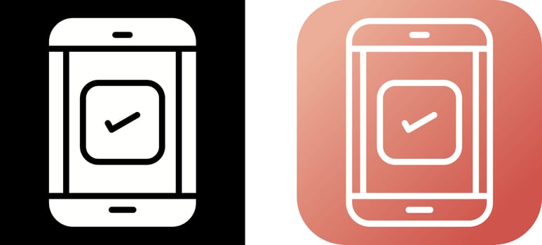 Self-Checkout Vector Icon