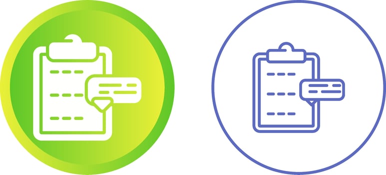 Speech bubble Vector Icon