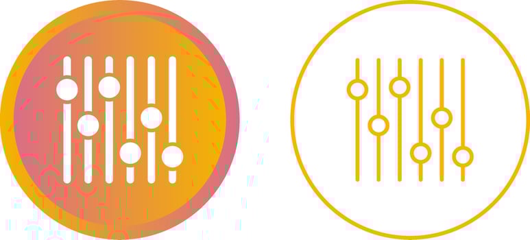 Sliders Vector Icon