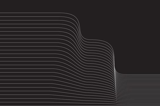 Minimal abstract line futuristic tech background. Vector digital art banner design