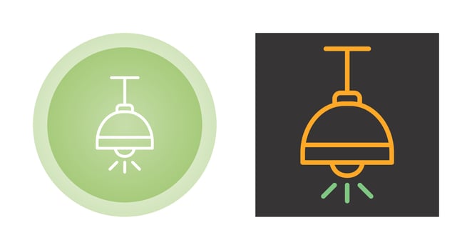 Ceiling Lamp Vector Icon