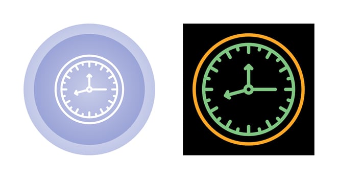 Clock Vector Icon