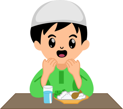 iftar dinner muslim boy in the month of ramadan kareem png