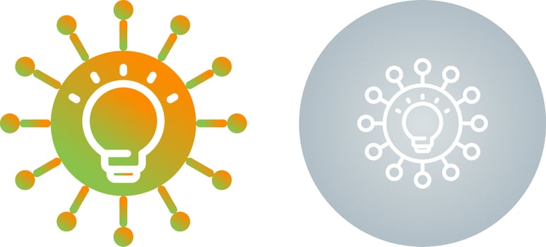Mind Map Vector Icon