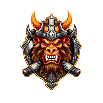 AI generated Scary Horned Monster Illustration for T-shirt Design Isolated on Transparent Background. Generative Ai png