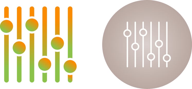 Sliders Vector Icon