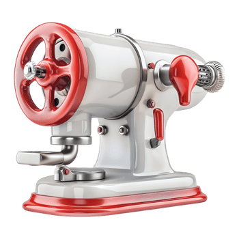 AI generated 3D Rendering of a Beef Cutting Machine on Transparent Background - Ai Generated png
