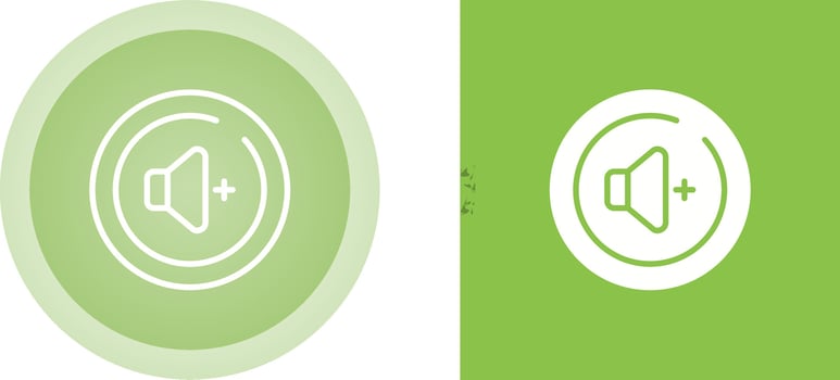 Volume Up Circle Vector Icon