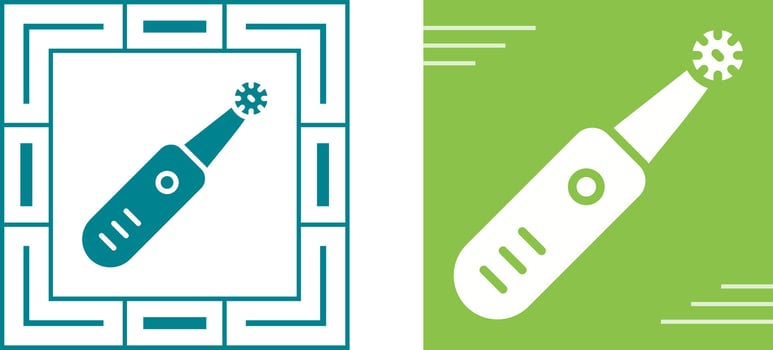 Electric Toothbrush Vector Icon
