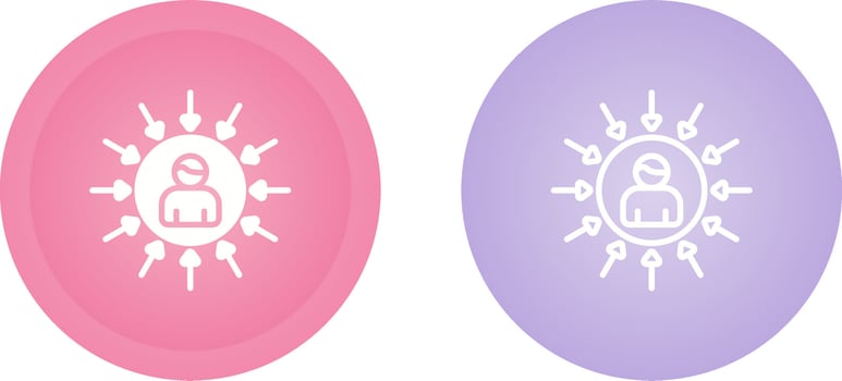 User Centered Design Vector Icon
