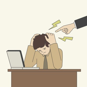 work under pressure concept illustration vector