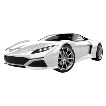 AI generated 3D Rendering of a Luxury Car on Transparent Background - Ai Generated png
