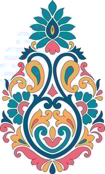 abstract floral ornament vector