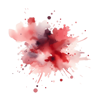 AI generated Abstract Watercolors Ink Blot Colors Splash png