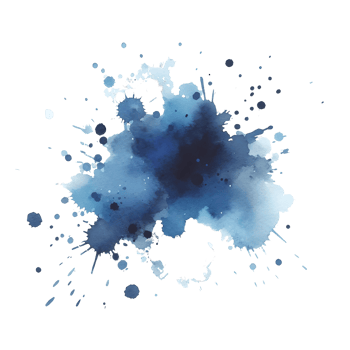 Abstract Splash Ink Blot Colors Watercolors png