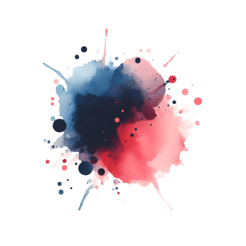Abstract Splash Ink Blot Colors Watercolors png