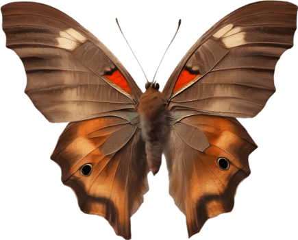 AI generated Colorful and elegant butterfly image. png