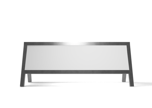 Advertising Stand Banner Mockup png