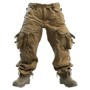 AI generated 3D Rendering of a Casual Man Trouser on Transparent Background - Ai Generated png