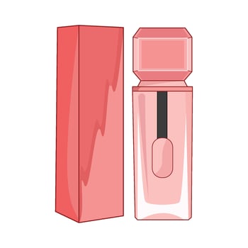 illustration of lip gloss vector