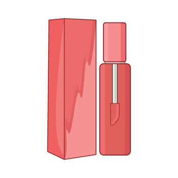 illustration of liquid lipstick vector