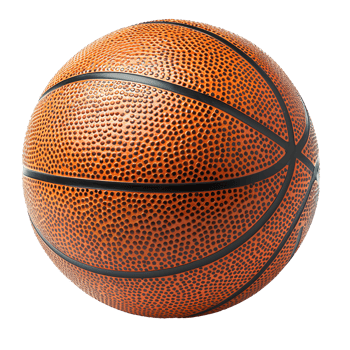 AI generated Basketball PNG. Basketball ball isolated. Ball for basketball PNG. Outdoor activity sport png
