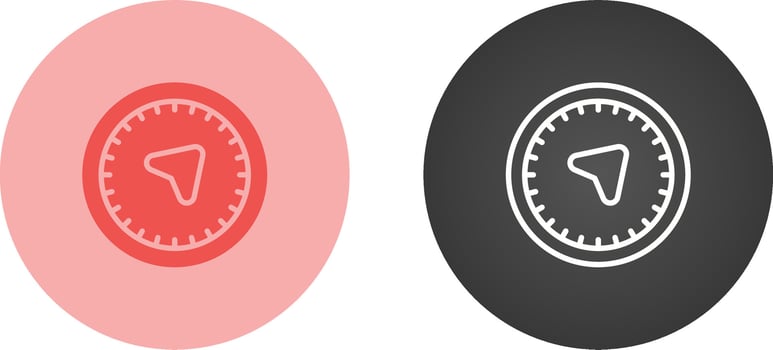 N East Vector Icon