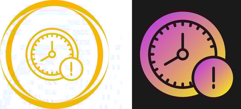 Reminder with exclamation Vector Icon