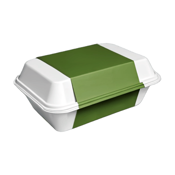 AI generated container with paper sleeve isolated soft smooth lighting only png premium high quality