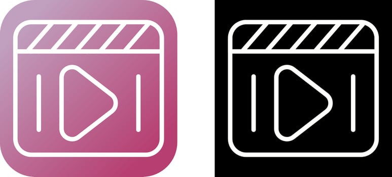 Clapperboard Vector Icon