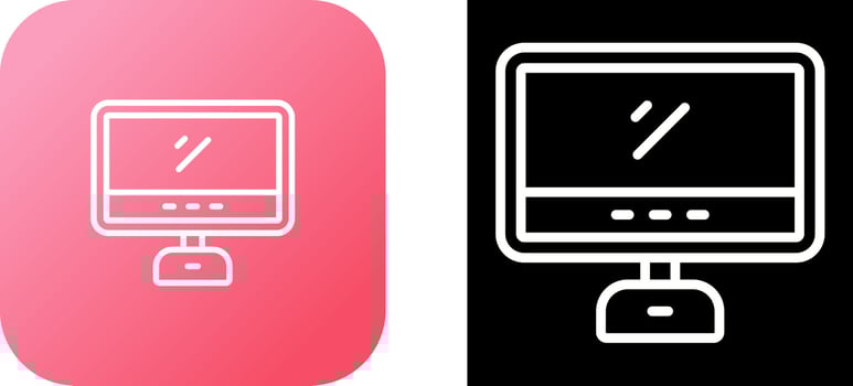Desktop Vector Icon