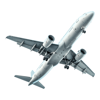 AI generated Airplane in the air on Transparent background - Ai Generated png